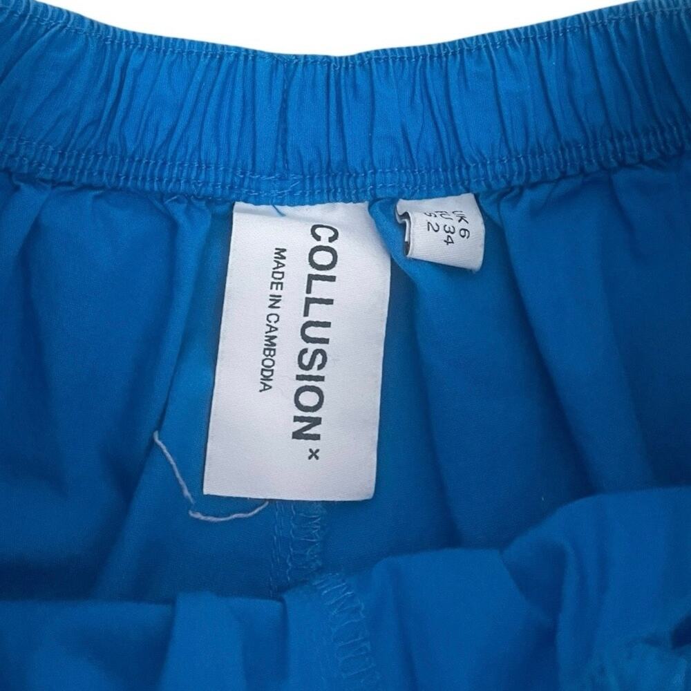 Collusion Blue Mini Shorts - Picture 8 of 8
